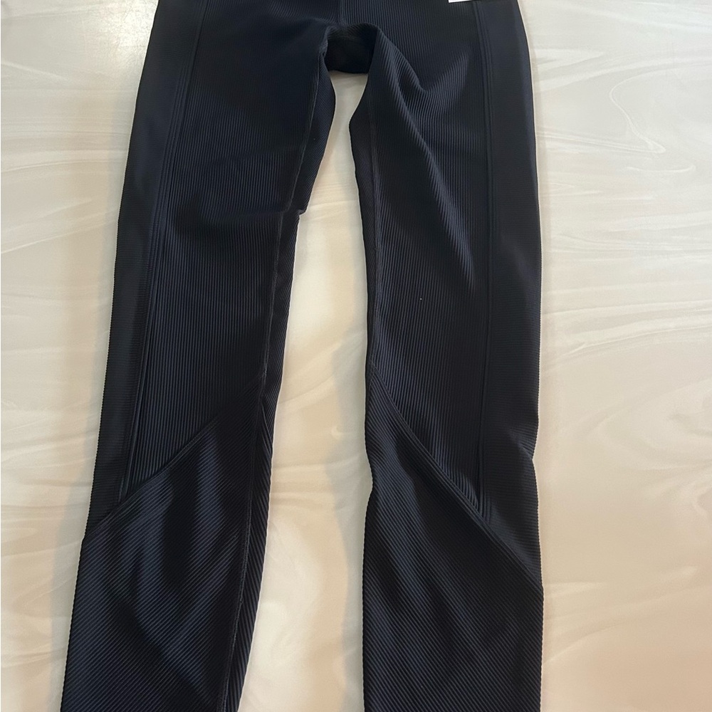 ZYIA women’s  Black Ribbed Performance Joggers
